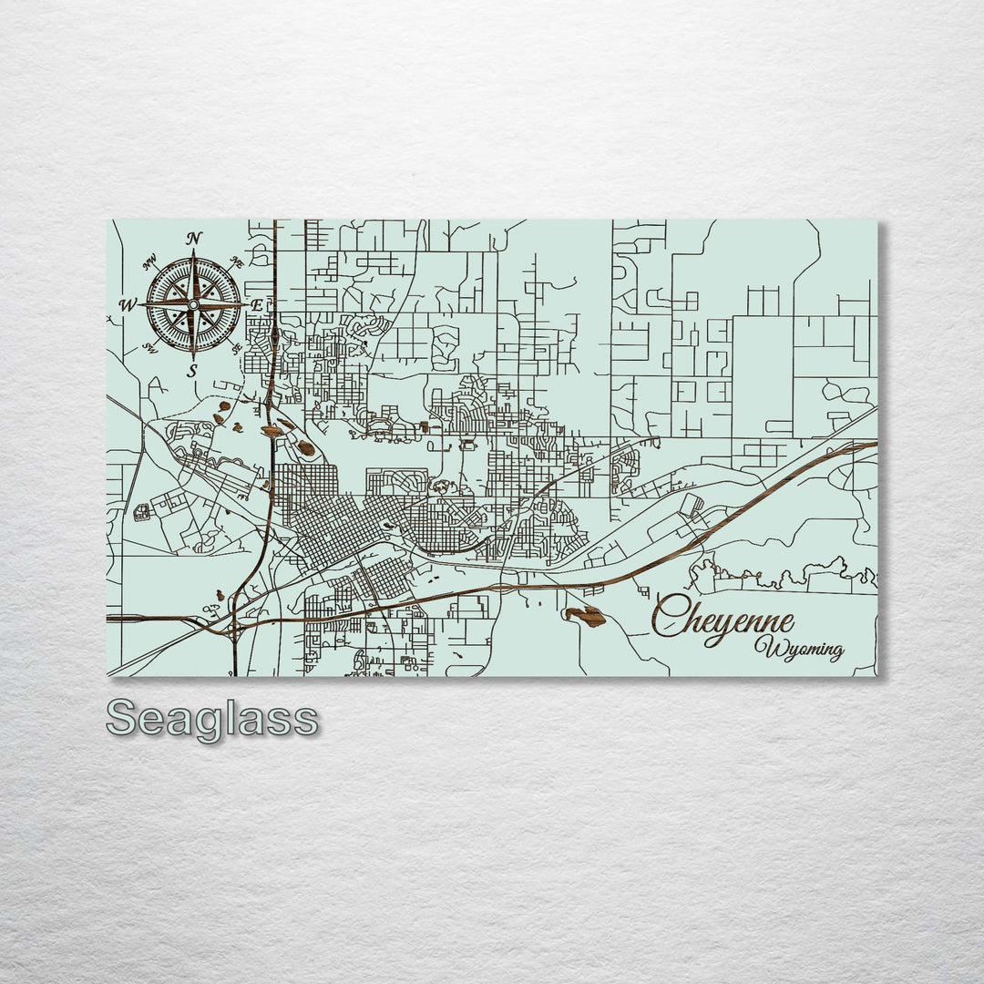 Cheyenne, Wyoming Street Map - Fire & Pine