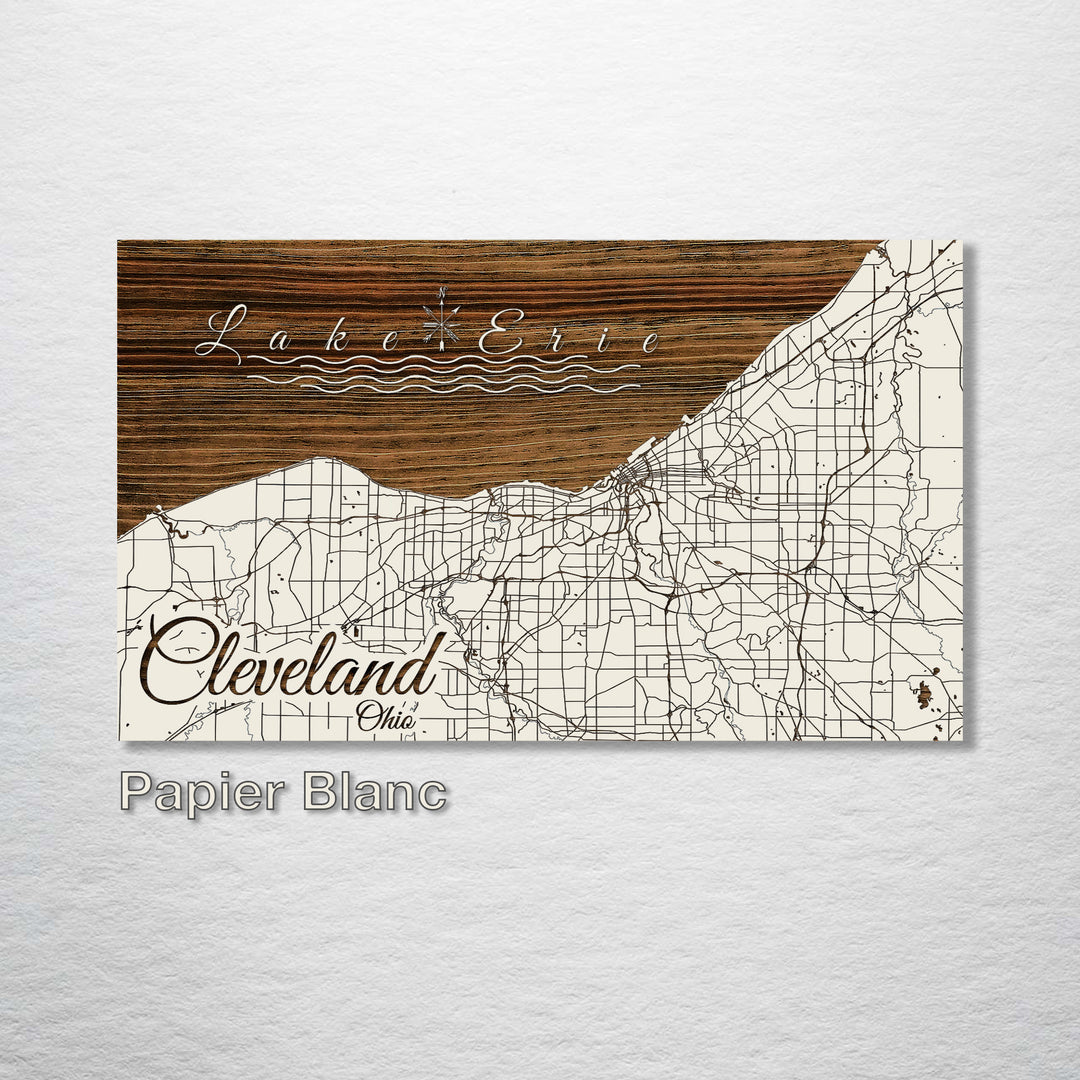 Cleveland, Ohio Street Map - Fire & Pine