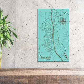 Cloverdale, California Street Map