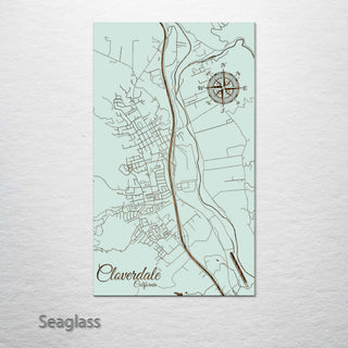 Cloverdale, California Street Map