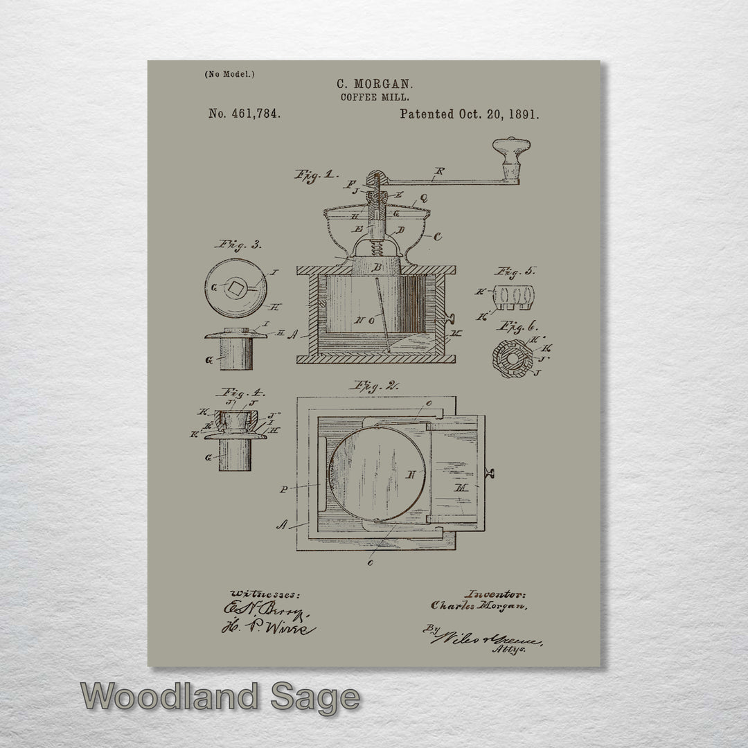 Coffee Mill 1891 - Fire & Pine