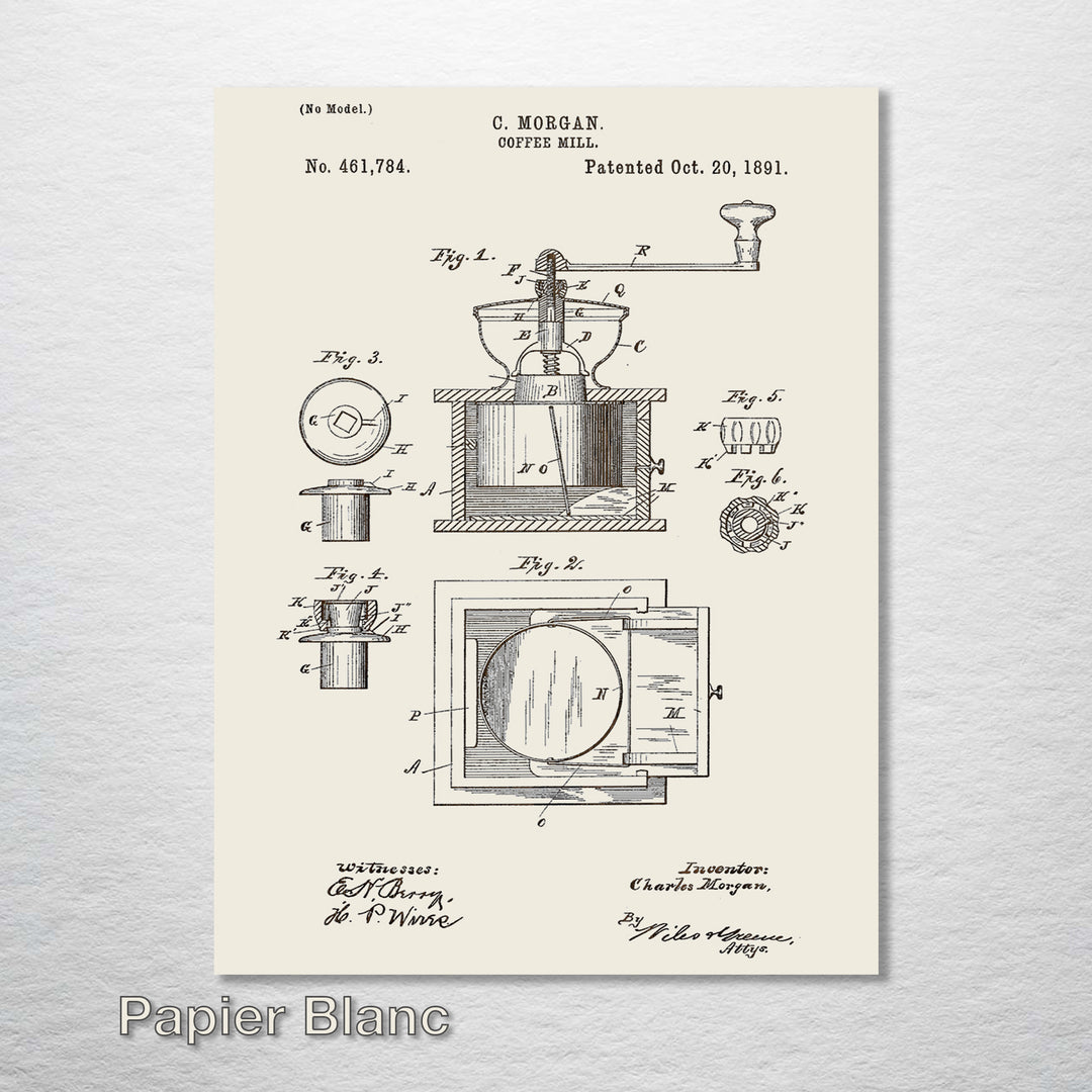 Coffee Mill 1891 - Fire & Pine