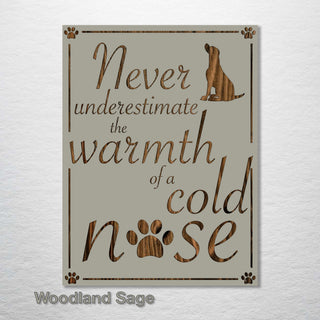 Cold Nose Abstract - Fire & Pine