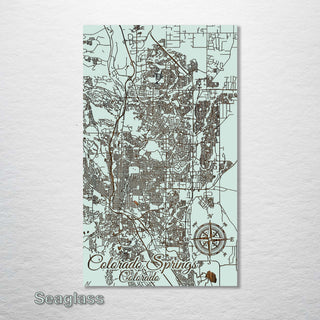 Colorado Springs, Colorado Street Map - Fire & Pine