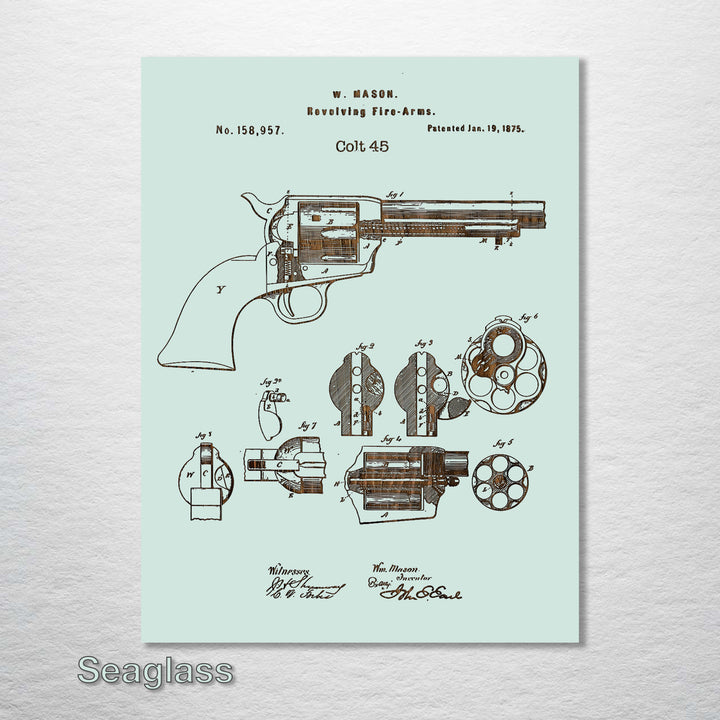 Colt 45 Firearm - Fire & Pine