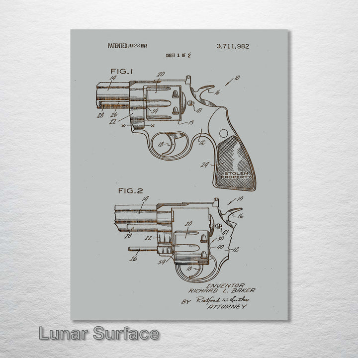 Colt Snubnose Revolver - Fire & Pine