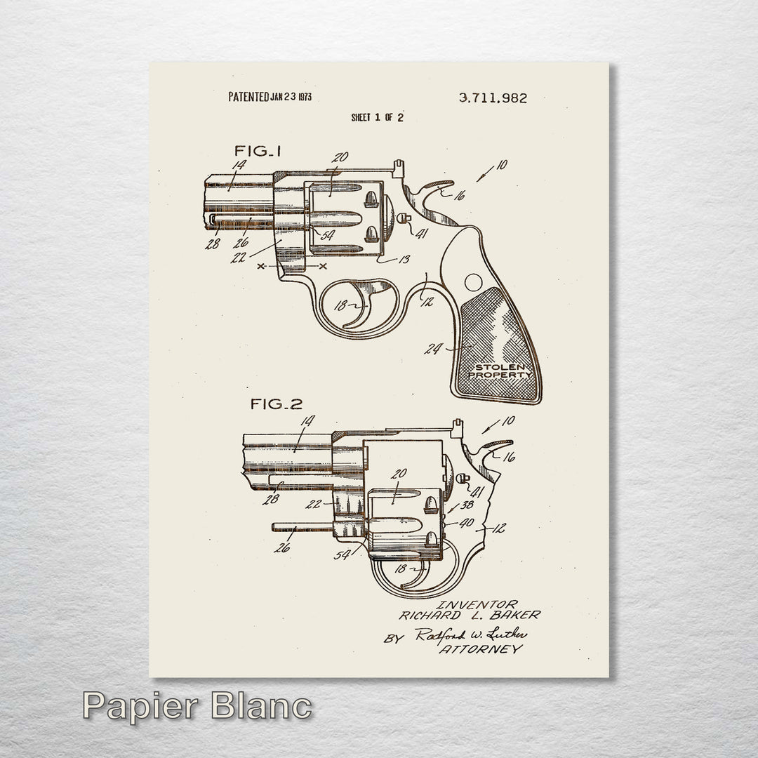 Colt Snubnose Revolver - Fire & Pine