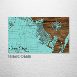 Corpus Christi, Texas Street Map