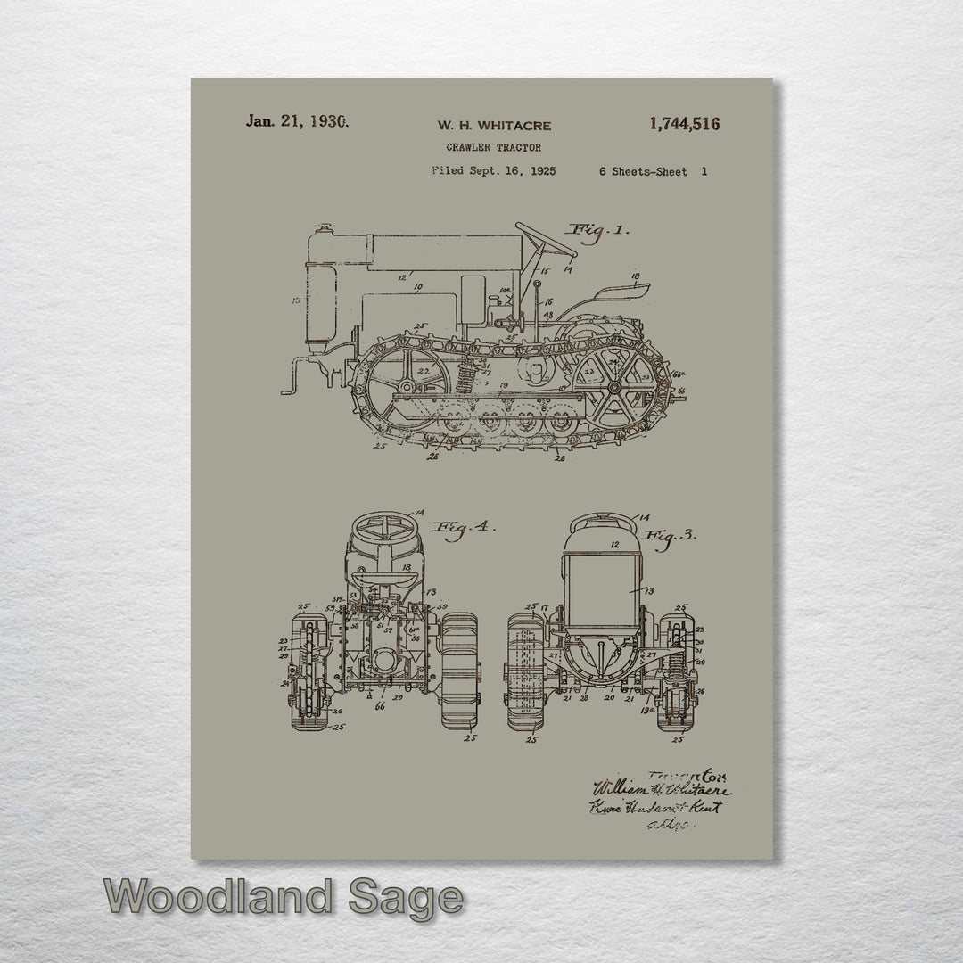 Crawler Tractor 1930 - Fire & Pine