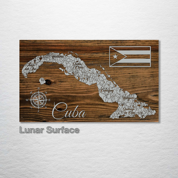 Cuba Whimsical Map - Fire & Pine