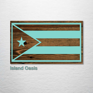 Puerto Rican Flag - Fire & Pine