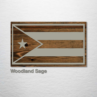 Puerto Rican Flag - Fire & Pine