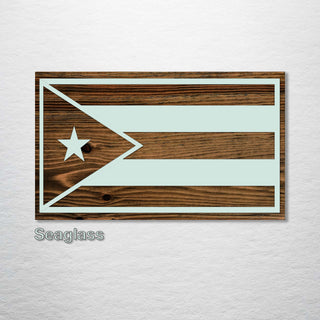 Puerto Rican Flag - Fire & Pine