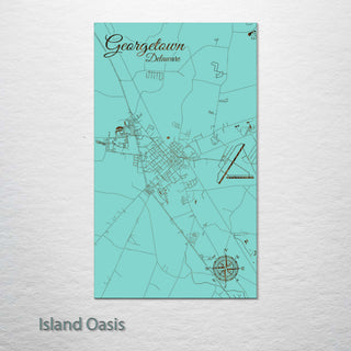 Georgetown, Delaware Street Map