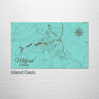 Milford, Delaware Street Map