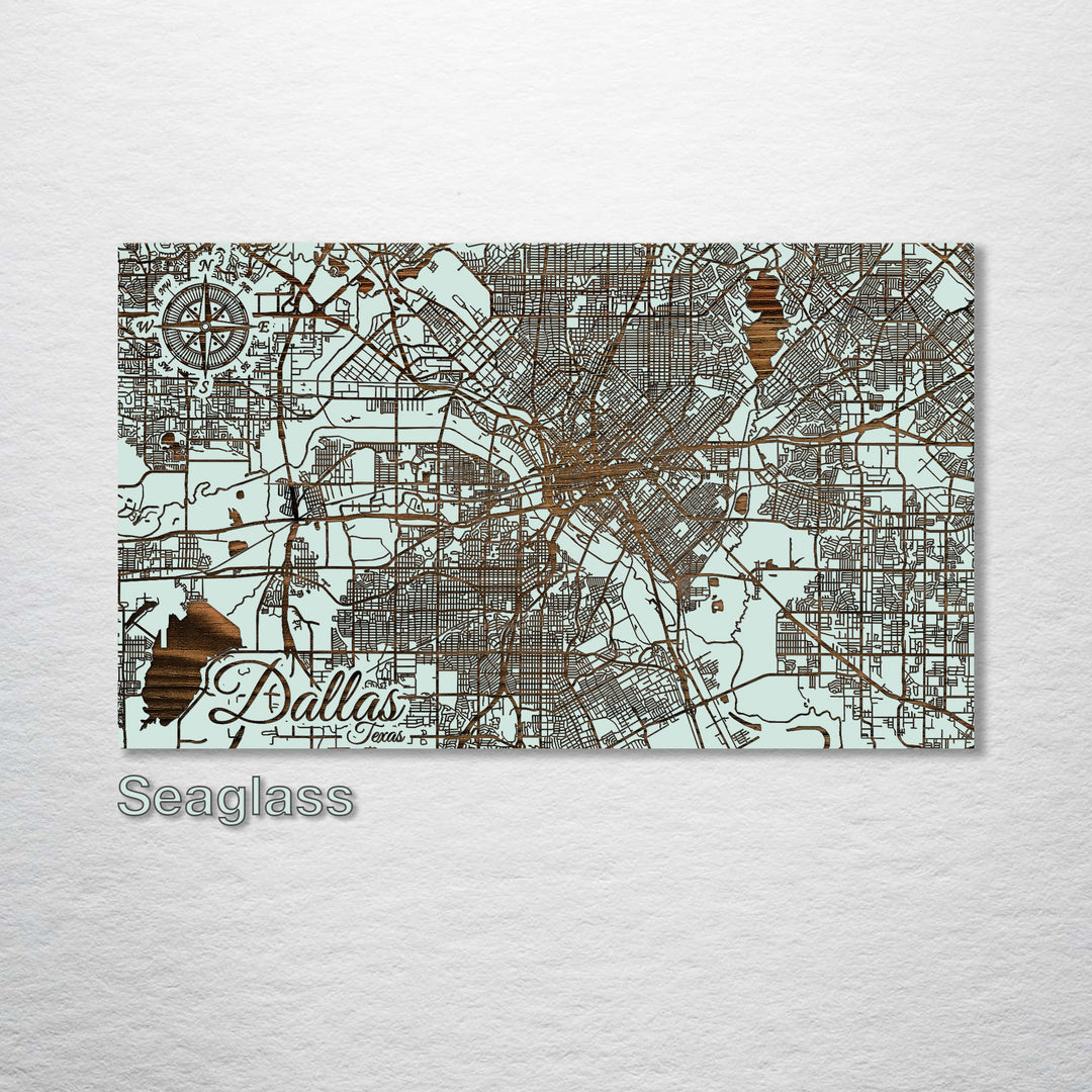 Dallas, Texas Street Map - Fire & Pine