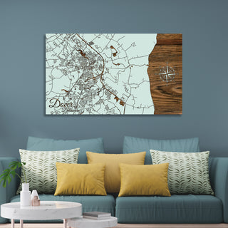 Dover, Delaware Street Map - Fire & Pine