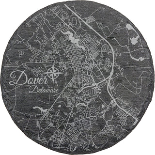 Dover, Delaware Round Slate Coaster