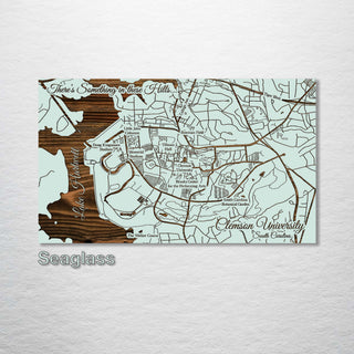 Clemson, South Carolina Campus Map - Fire & Pine