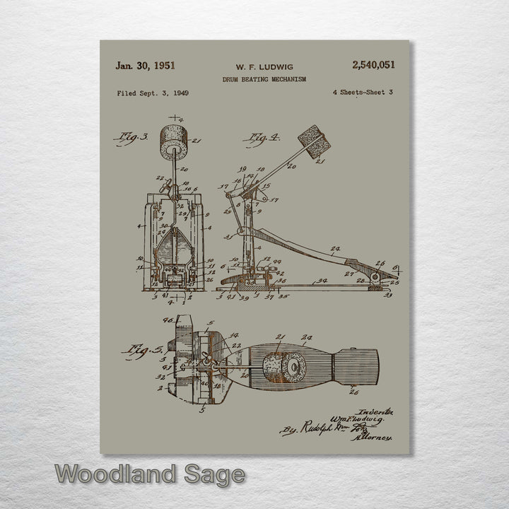 Drum Beating Mechanism - Fire & Pine