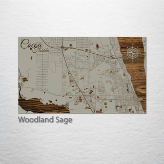 Cocoa, Florida Street Map