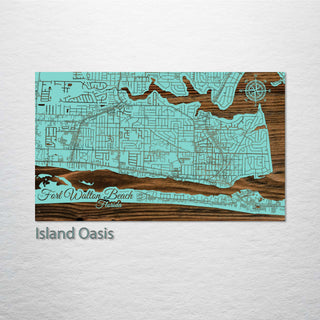Fort Walton Beach, Florida Street Map