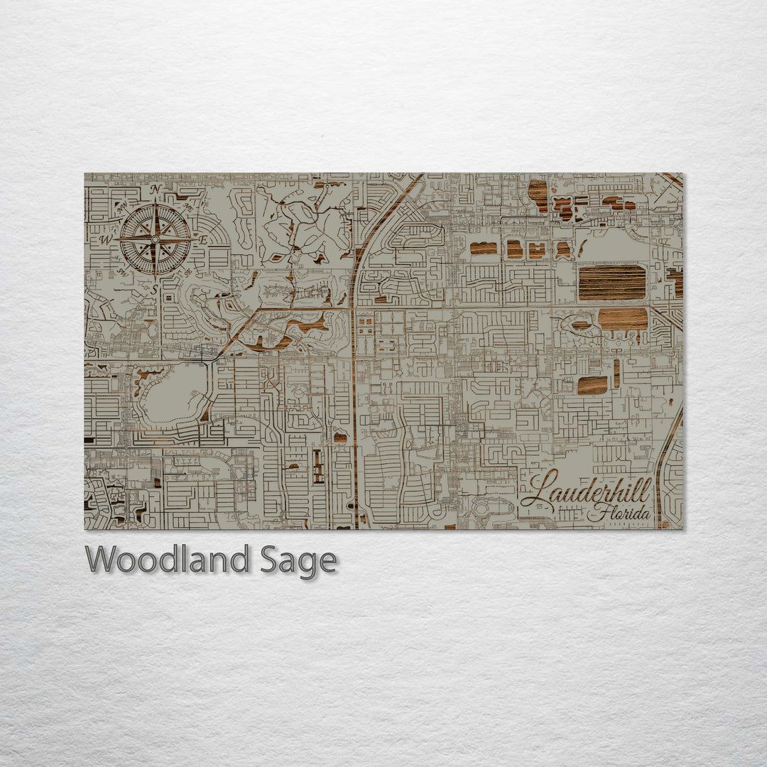 Lauderhill, Florida Street Map