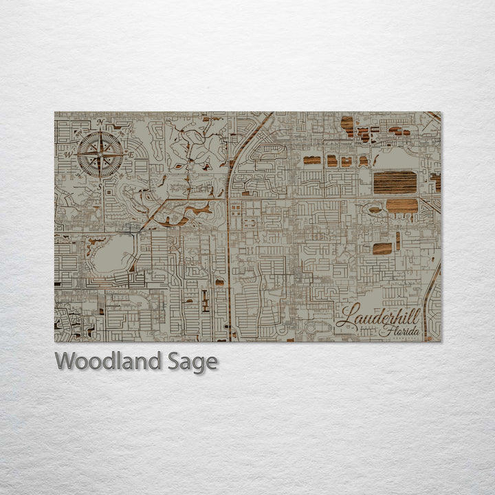 Lauderhill, Florida Street Map