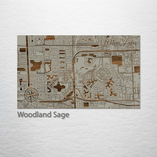 Miami Lakes, Florida Street Map