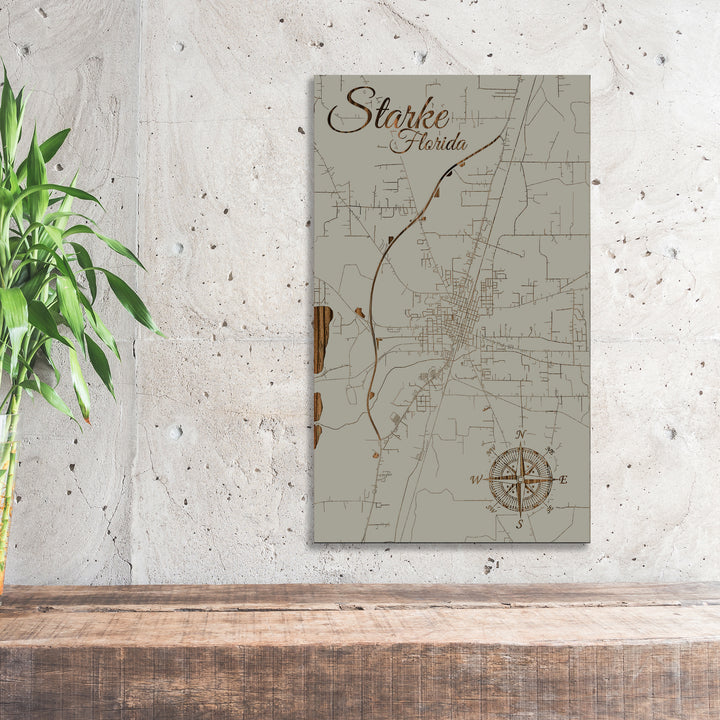 Starke, Florida Street Map