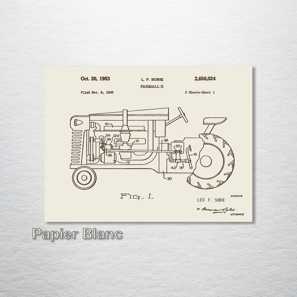 Farmall Tractor - Fire & Pine