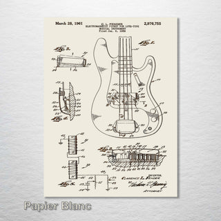 Fender Bass Guitar - Fire & Pine