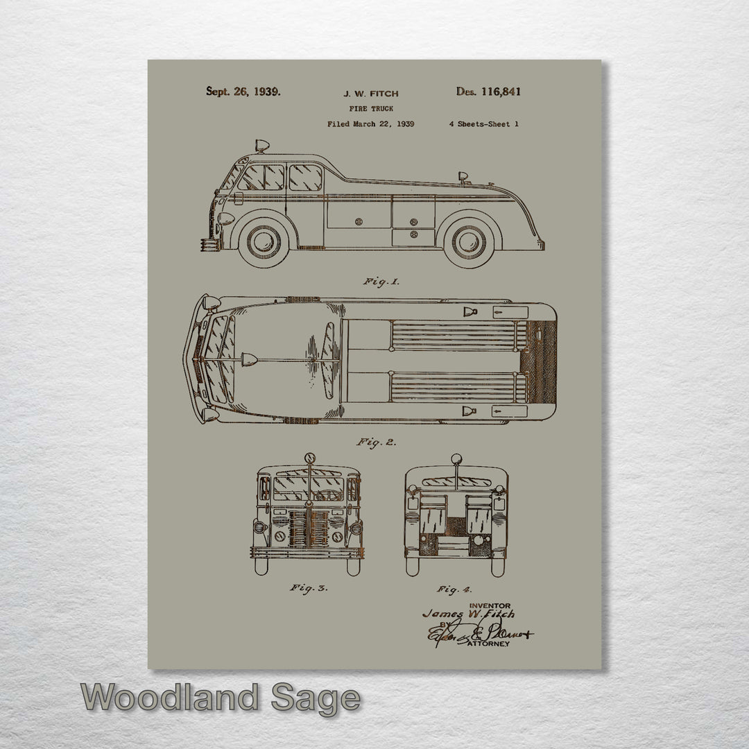 Fire Truck - Fire & Pine