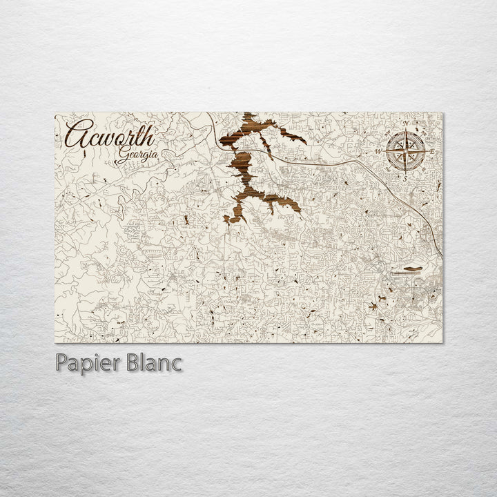 Acworth, Georgia Street Map