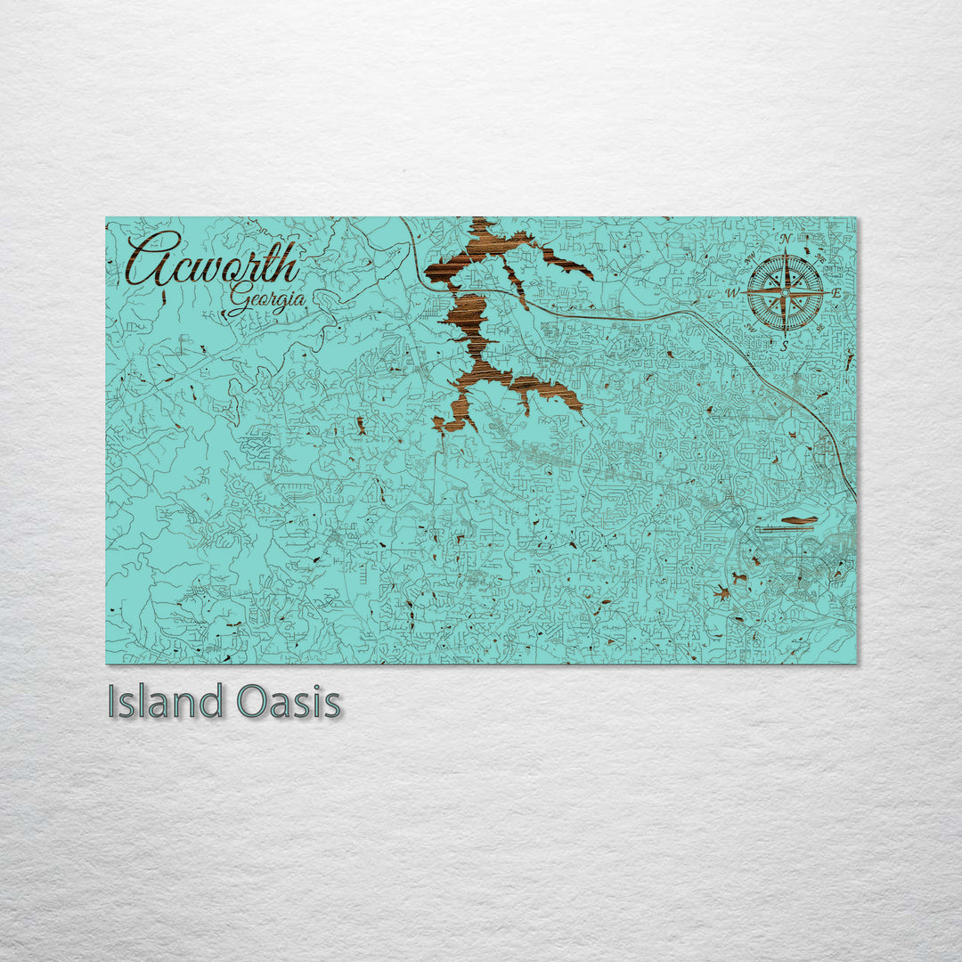 Acworth, Georgia Street Map