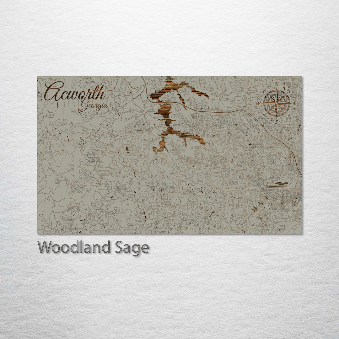 Acworth, Georgia Street Map