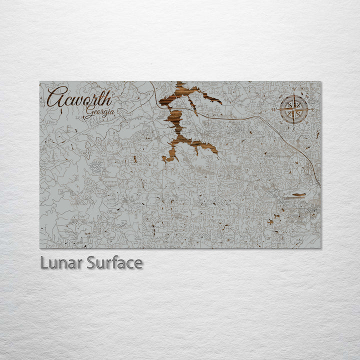 Acworth, Georgia Street Map