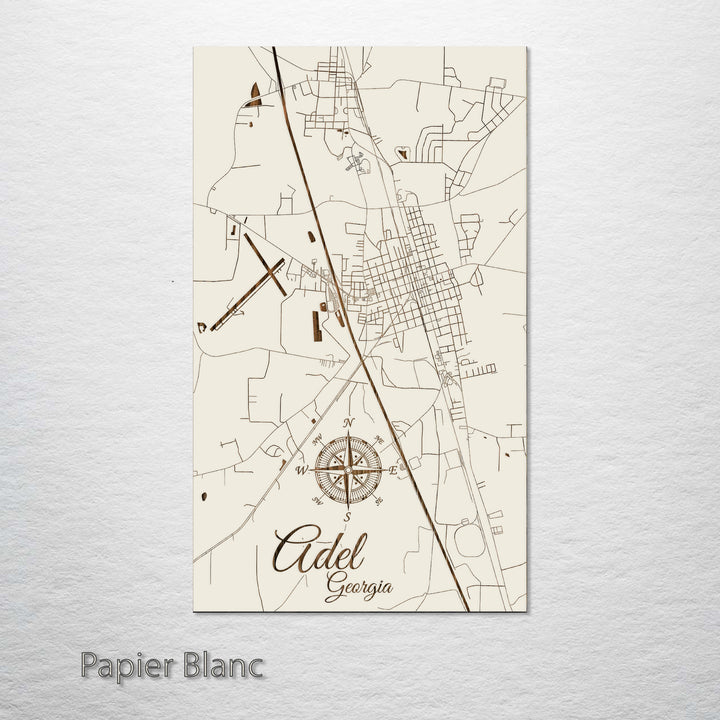 Adel, Georgia Street Map