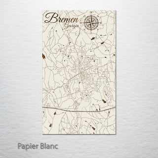Bremen, Georgia Street Map