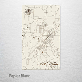 Fort Valley, Georgia Street Map