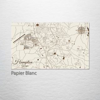 Hampton, Georgia Street Map