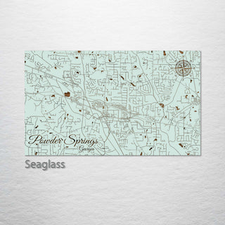 Powder Springs, Georgia Street Map