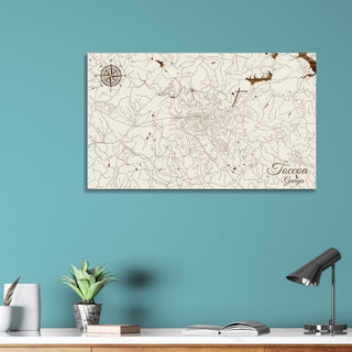 Toccoa, Georgia Street Map