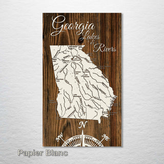 Georgia Lakes & Rivers - Fire & Pine