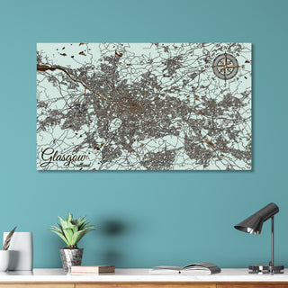 Glasgow, Scotland Street Map