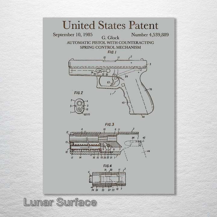 Glock Pistol - Fire & Pine