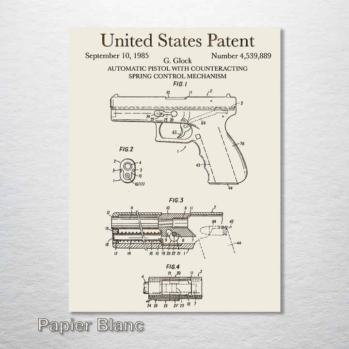 Glock Pistol - Fire & Pine