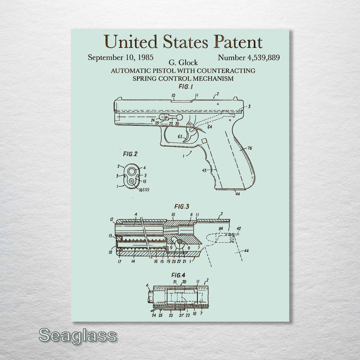 Glock Pistol - Fire & Pine