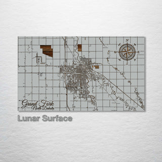 Grand Fork, North Dakota Street Map - Fire & Pine