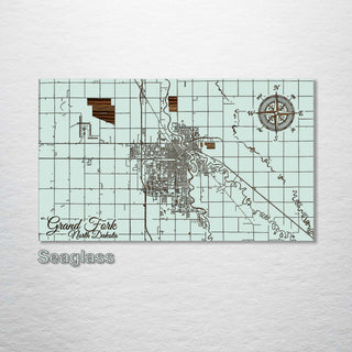 Grand Fork, North Dakota Street Map - Fire & Pine